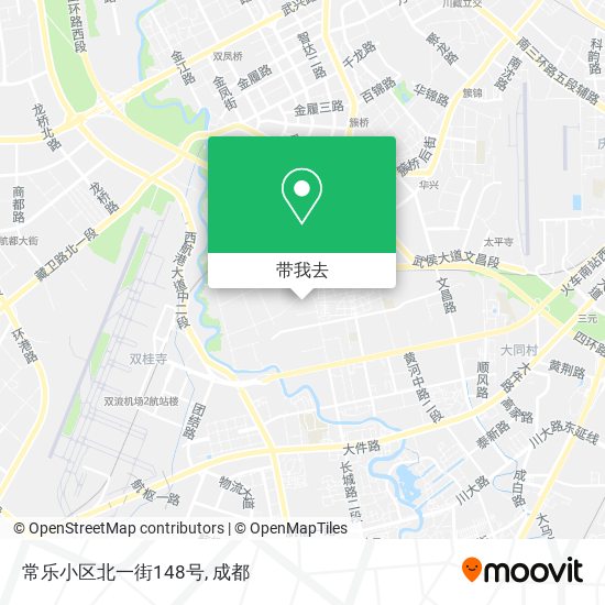 常乐小区北一街148号地图