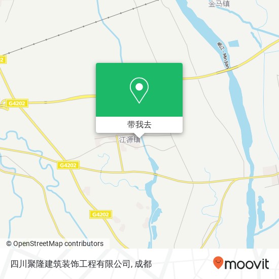 四川聚隆建筑装饰工程有限公司地图