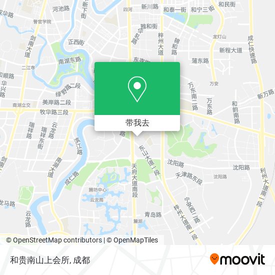 和贵南山上会所地图