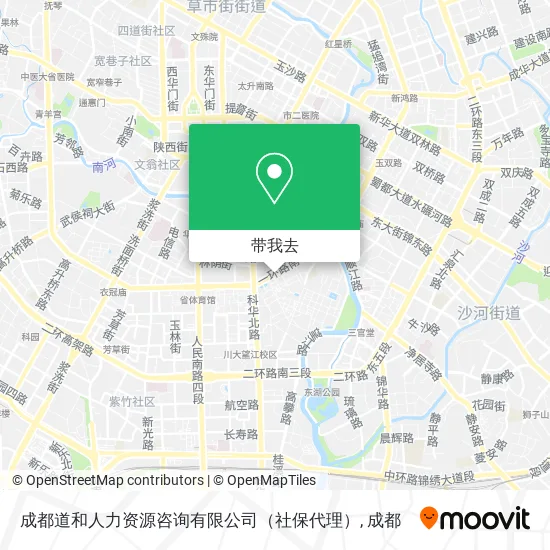 成都道和人力资源咨询有限公司（社保代理）地图