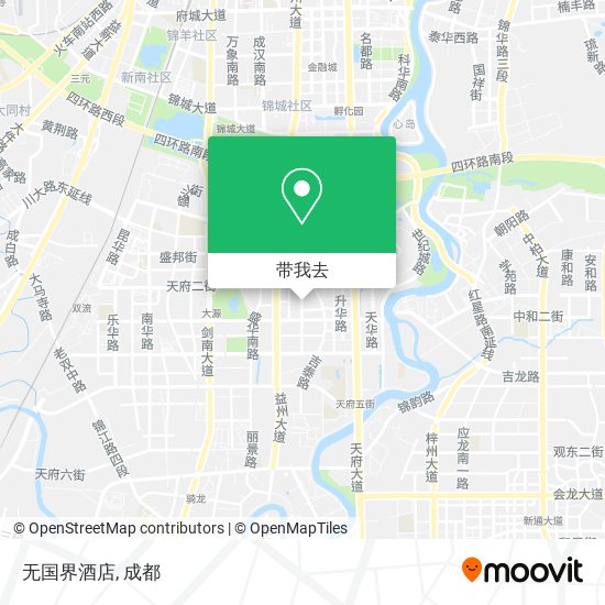 无国界酒店地图