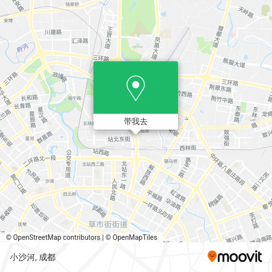 小沙河地图