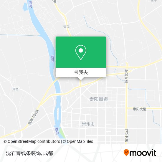 沈石膏线条装饰地图