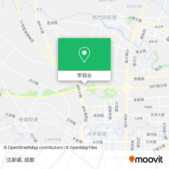 沈家碾地图