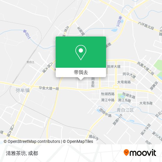 清雅茶坊地图