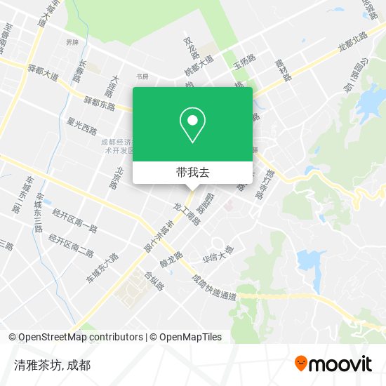 清雅茶坊地图