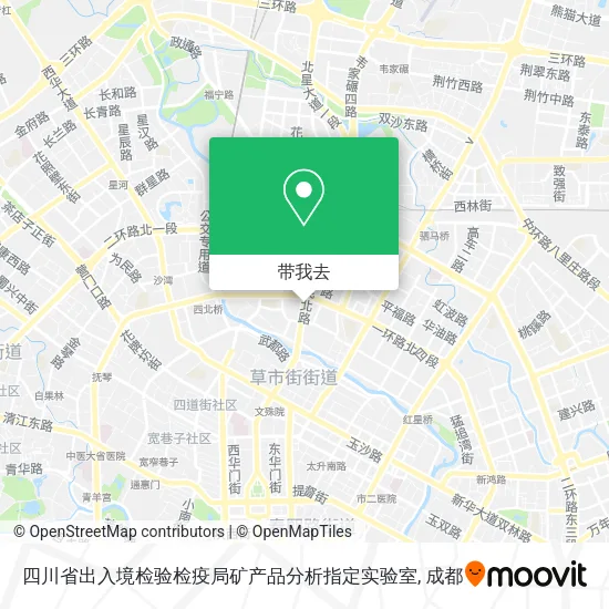 四川省出入境检验检疫局矿产品分析指定实验室地图