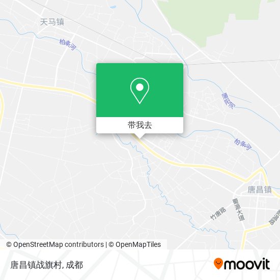 唐昌镇战旗村地图