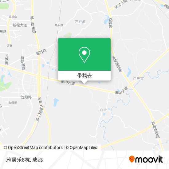 雅居乐8栋地图