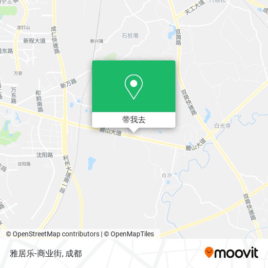 雅居乐-商业街地图