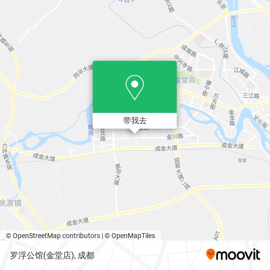 罗浮公馆(金堂店)地图
