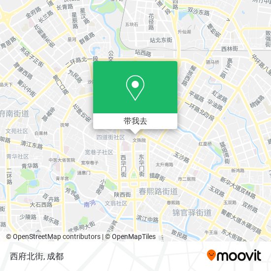 西府北街地图