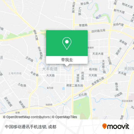 中国移动通讯手机连锁地图