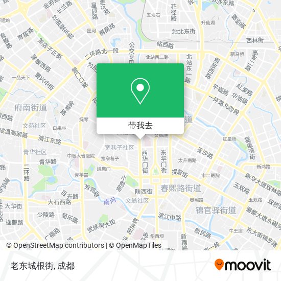 老东城根街地图