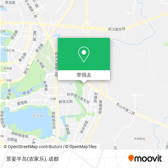 景宴半岛(农家乐)地图