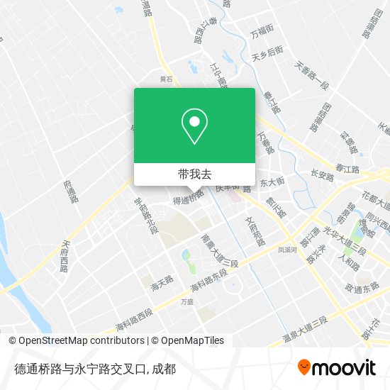 德通桥路与永宁路交叉口地图