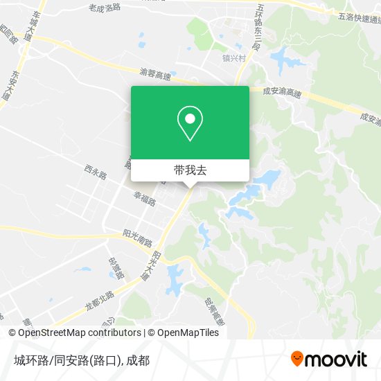 城环路/同安路(路口)地图