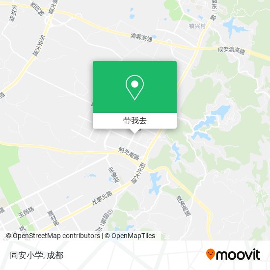 同安小学地图