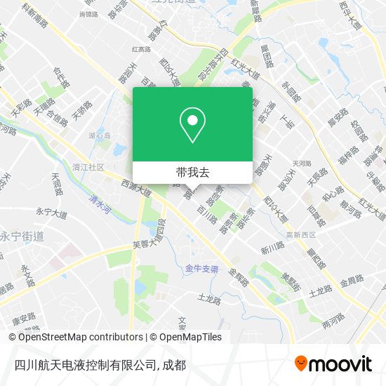 四川航天电液控制有限公司地图