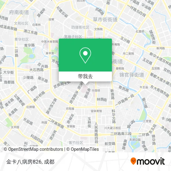 金卡八病房826地图