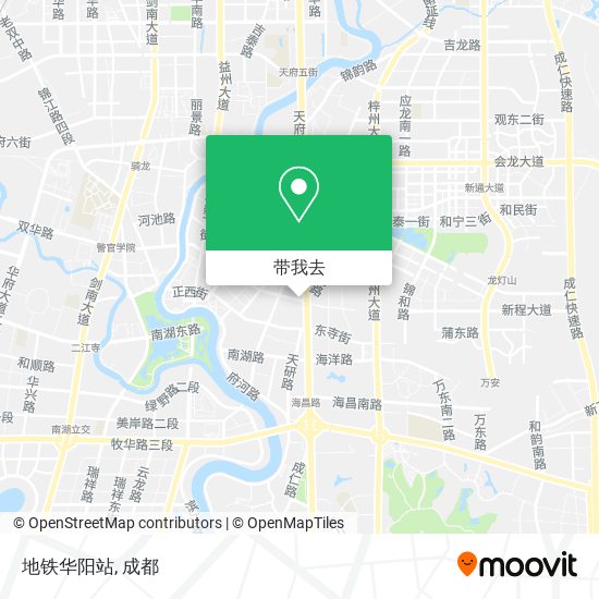 地铁华阳站地图