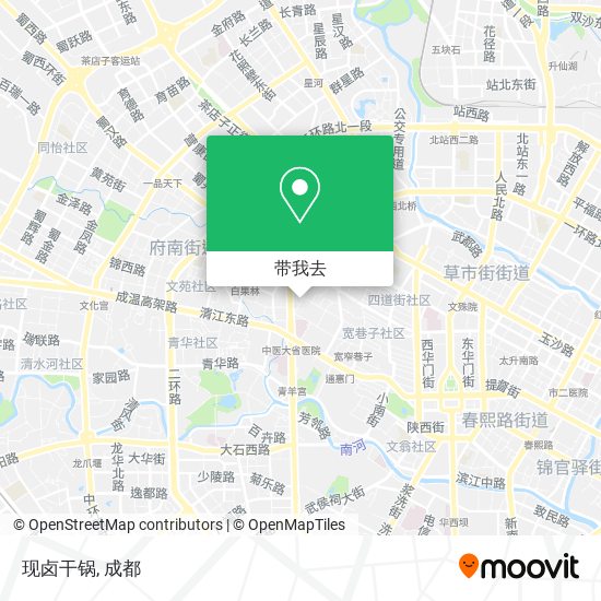 现卤干锅地图