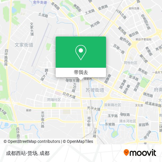 成都西站-货场地图