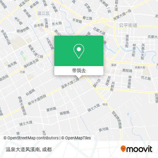温泉大道凤溪南地图
