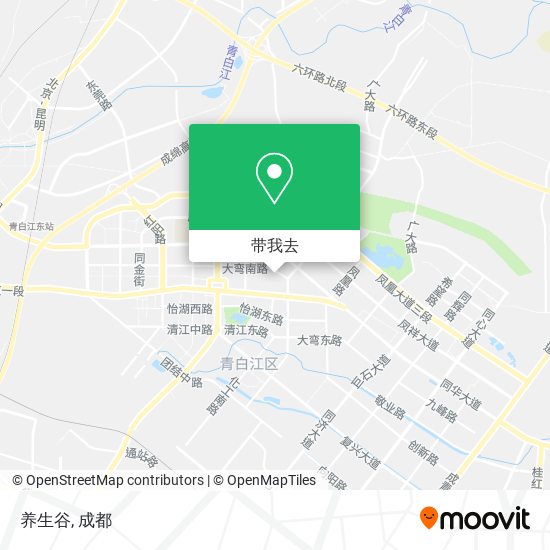 养生谷地图