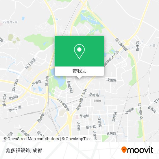 鑫多福银饰地图