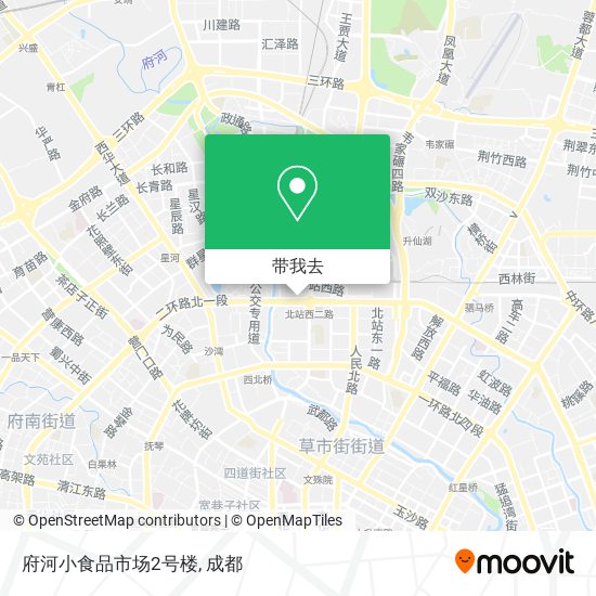 府河小食品市场2号楼地图