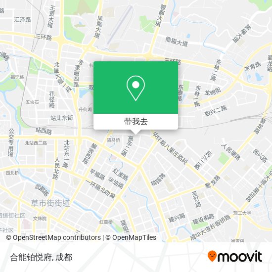 合能铂悦府地图