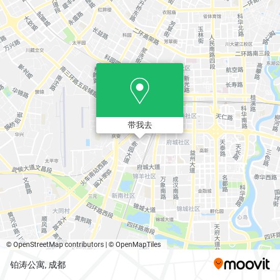 铂涛公寓地图