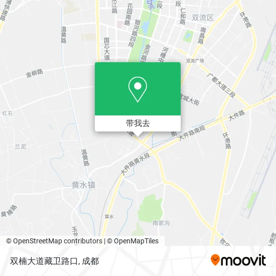 双楠大道藏卫路口地图