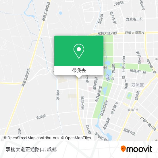 双楠大道正通路口地图