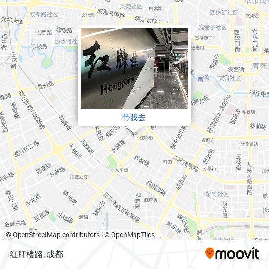 红牌楼路地图