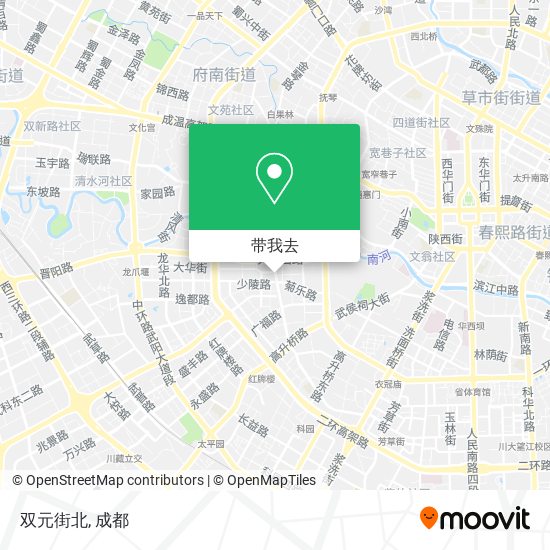 双元街北地图