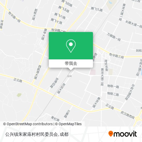 公兴镇朱家庙村村民委员会地图