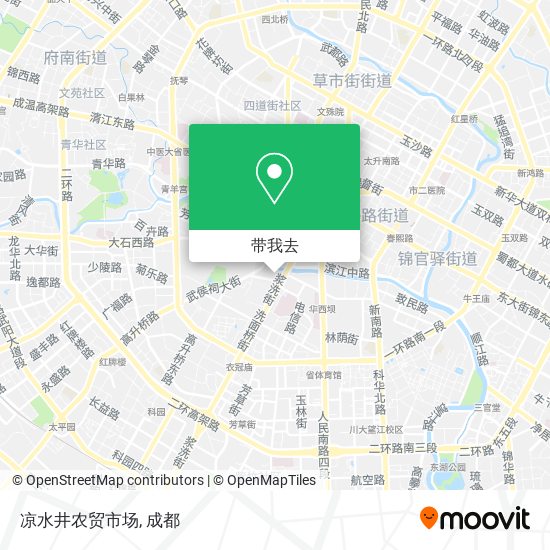 凉水井农贸市场地图