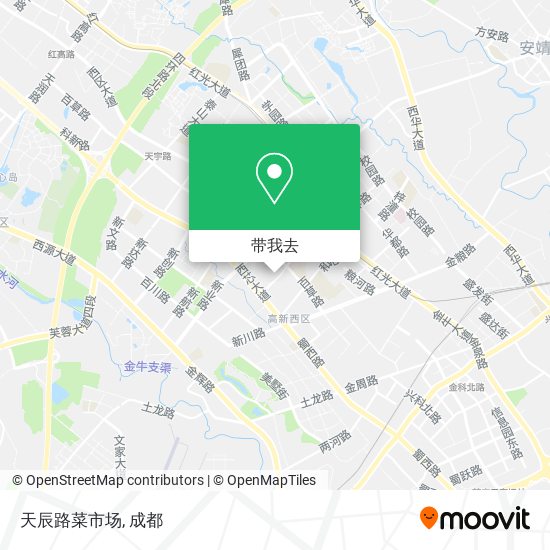 天辰路菜市场地图