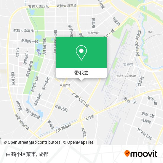 白鹤小区菜市地图