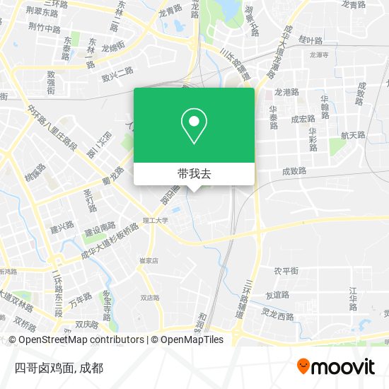 四哥卤鸡面地图