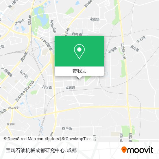 宝鸡石油机械成都研究中心地图