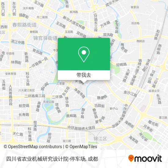 四川省农业机械研究设计院-停车场地图