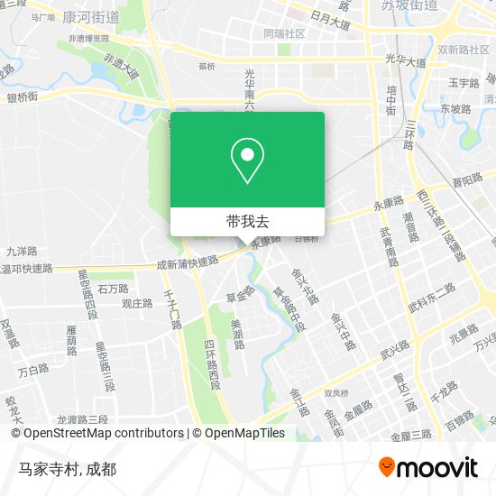 马家寺村地图