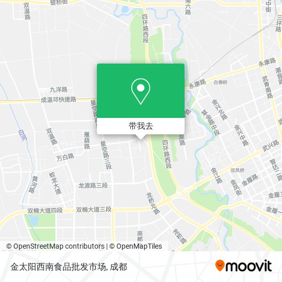 金太阳西南食品批发市场地图