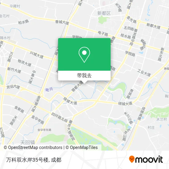 万科双水岸35号楼地图
