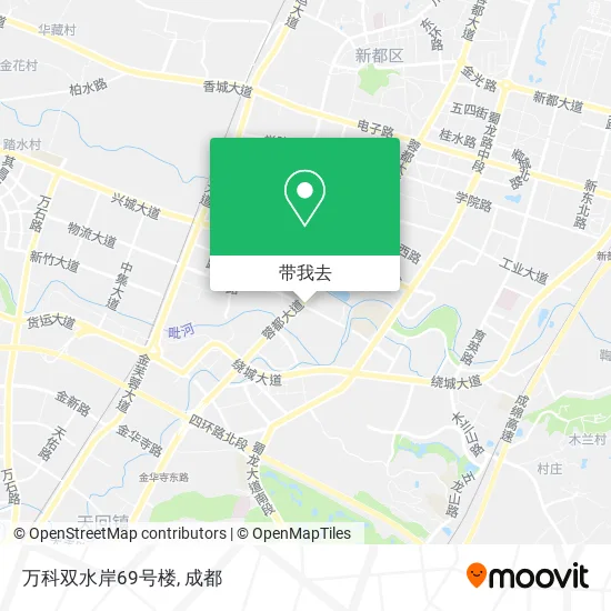 万科双水岸69号楼地图