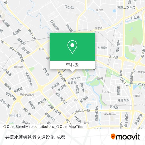 井盖水篦铸铁管交通设施地图