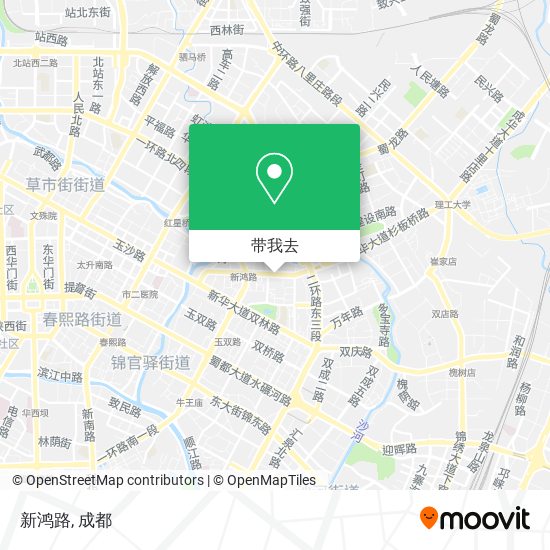 新鸿路地图